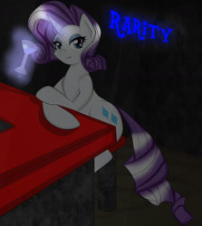Size: 1249x1401 | Tagged: safe, artist:fourze-pony, imported from derpibooru, rarity, bar, classy, drink, martini, neon, shading