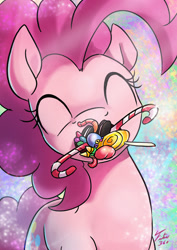 Size: 636x900 | Tagged: safe, artist:tsitra360, imported from derpibooru, pinkie pie, 30 minute art challenge, candy, candy cane, female, solo