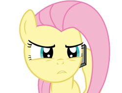 Size: 500x380 | Tagged: safe, artist:s.guri, imported from derpibooru, fluttershy, phone, taken, telephone