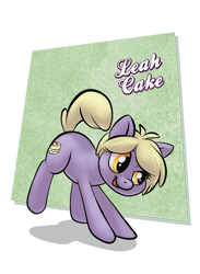 Size: 545x743 | Tagged: safe, artist:1trick, imported from derpibooru, oc, oc only, oc:leah cake, earth pony, pony, horse party, solo