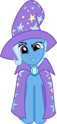 Size: 638x1381 | Tagged: safe, artist:jeatz-axl, imported from derpibooru, trixie, pony, unicorn, cap, female, hat, mare, simple background, smiling, solo, svg, transparent background, trixie's cape, trixie's hat, vector