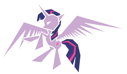 Size: 6000x3500 | Tagged: safe, artist:flamevulture17, imported from derpibooru, twilight sparkle, alicorn, pony, female, mare, minimalist, simple background, solo, transparent background, twilight sparkle (alicorn)