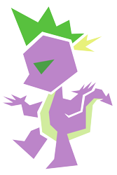 Size: 6000x9000 | Tagged: safe, artist:flamevulture17, imported from derpibooru, spike, dragon, absurd resolution, male, minimalist, modern art, simple background, solo, stylized, transparent background