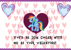 Size: 705x494 | Tagged: safe, artist:rainbowcrashnazi, imported from derpibooru, rainbow dash, card maker, female, heart, hearts and hooves day, solo, valentine, valentine's day