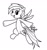 Size: 870x918 | Tagged: dead source, safe, artist:ladynanaki, imported from derpibooru, rainbow dash, black and white, deviantart watermark, female, grayscale, monochrome, obtrusive watermark, solo, watermark