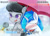 Size: 975x711 | Tagged: safe, artist:hua, imported from derpibooru, dj pon-3, octavia melody, vinyl scratch, earth pony, pony, unicorn, ask trolltavia, bipedal, blushing, facehoof, female, japanese, lesbian, meme, microphone, scratchtavia, shipping, special feeling, umbrella