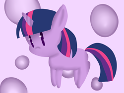 Size: 1024x768 | Tagged: safe, artist:shy-moon13, imported from derpibooru, twilight sparkle, chibi, female, no mouth, solo