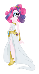 Size: 537x1026 | Tagged: safe, artist:nightmarelunafan, imported from derpibooru, oc, oc only, oc:rare swirl, equestria girls, magical lesbian spawn, offspring, parent:pinkie pie, parent:rarity, parents:raripie, simple background, solo, white background