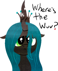 Size: 403x489 | Tagged: dead source, safe, artist:idontkn0ow, imported from derpibooru, queen chrysalis, changeling, changeling queen, female, solo