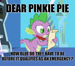 Size: 436x386 | Tagged: safe, edit, edited screencap, imported from derpibooru, screencap, spike, dragon, friendship is magic, caption, exploitable meme, letter, male, meme, quill, scroll, solo, spike's love letters, tongue out