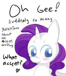 Size: 680x780 | Tagged: safe, artist:moonblizzard, imported from derpibooru, rarity, ask, female, rarity answers, solo, tumblr