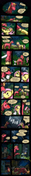 Size: 900x5159 | Tagged: safe, artist:lentoto, imported from derpibooru, angel bunny, big macintosh, fluttershy, earth pony, pony, comic:the most glorious dress, comic, fluttermac, male, shipping, stallion, straight