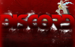 Size: 1920x1200 | Tagged: safe, artist:cr4zyppl, imported from derpibooru, discord, male, red, solo, vector, wallpaper