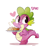 Size: 600x643 | Tagged: safe, artist:php56, imported from derpibooru, spike, dragon, season 4, twilight time, baby, baby dragon, bipedal, chibi, chips, cute, dip, food, heart, male, nachos, signature, simple background, smiling, solo, spikabetes, text, white background