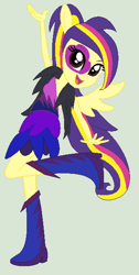 Size: 312x619 | Tagged: safe, artist:littlecloudie, imported from derpibooru, oc, oc only, oc:color clouds, equestria girls, rainbow rocks, solo