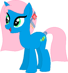 Size: 344x369 | Tagged: safe, artist:owe-b-1, imported from derpibooru, oc, oc only, oc:emerald shine, pony, unicorn, solo