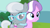 Size: 1280x720 | Tagged: safe, imported from derpibooru, screencap, diamond tiara, silver spoon, pony, twilight time, cute, diamondbetes, glasses