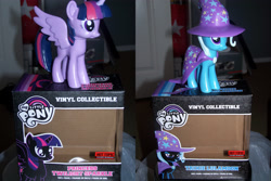 Size: 3864x2576 | Tagged: safe, artist:iflysna94, imported from derpibooru, trixie, twilight sparkle, twilight sparkle (alicorn), alicorn, pony, female, funko, irl, mare, photo, toy