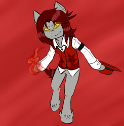 Size: 900x920 | Tagged: safe, artist:ichibangravity, imported from derpibooru, oc, oc only, ask king sombra pie, alexei schwarz, solo