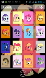 Size: 480x800 | Tagged: safe, imported from derpibooru, apple bloom, applejack, big macintosh, derpy hooves, doctor whooves, fluttershy, pinkie pie, princess celestia, princess luna, rainbow dash, rarity, scootaloo, spike, sweetie belle, time turner, twilight sparkle, android, earth pony, pony, app, cutie mark crusaders, google, male, mane six, mlp soundboard, phone, smartphone, stallion, wallpaper, widget