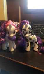 Size: 480x800 | Tagged: safe, imported from derpibooru, rarity, brushable, custom, customized toy, duality, figure, irl, photo, raricow, toy