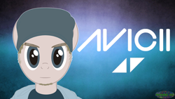 Size: 1920x1080 | Tagged: safe, imported from derpibooru, pony, avicii, clothes, hat, ponified, solo