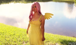 Size: 2199x1310 | Tagged: safe, artist:emmitz, imported from derpibooru, fluttershy, human, cosplay, irl, irl human, photo, solo