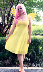 Size: 1256x2122 | Tagged: safe, artist:emmitz, imported from derpibooru, fluttershy, human, cosplay, irl, irl human, photo, solo