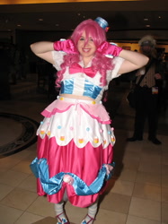 Size: 487x650 | Tagged: safe, imported from derpibooru, pinkie pie, human, cosplay, irl, irl human, photo