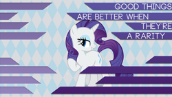 Size: 1920x1080 | Tagged: safe, artist:doctor-g, artist:starlight-26, imported from derpibooru, rarity, female, quote, solo, vector, wallpaper