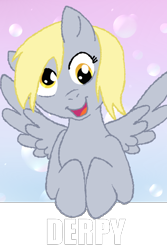 Size: 500x750 | Tagged: safe, artist:flower-power-love, imported from derpibooru, derpy hooves, pegasus, pony, female, mare, solo