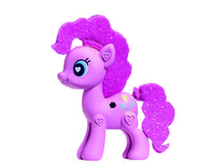 Size: 320x240 | Tagged: safe, imported from derpibooru, pinkie pie, female, heart, irl, my little pony pop!, official, photo, sprue pony, toy