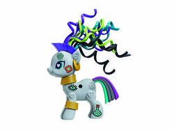 Size: 320x240 | Tagged: safe, imported from derpibooru, zecora, zebra, female, irl, my little pony pop!, photo, sprue pony, toy