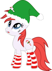 Size: 1548x2114 | Tagged: safe, imported from derpibooru, oc, oc only, elf, blicky the dwarfin' elf, christmas, magicshadow, solo