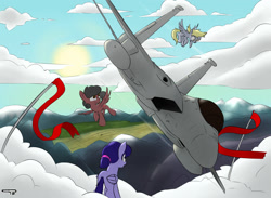 Size: 2200x1608 | Tagged: safe, artist:php49, derpibooru exclusive, imported from derpibooru, derpy hooves, pegasus, pony, f-15 eagle, female, fighter, flying, frown, jet, mare, open mouth, plane, race, racing, shocked, wide eyes