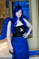 Size: 1366x2048 | Tagged: safe, artist:eternalzarya, imported from derpibooru, princess luna, human, convention, cosplay, irl, irl human, katsucon, katsucon 2013, photo, solo