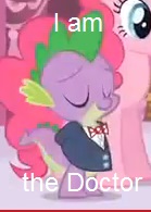 Size: 139x195 | Tagged: safe, imported from derpibooru, spike, simple ways, bowtie, doctor who, song in the comments