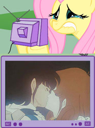 Size: 560x752 | Tagged: safe, imported from derpibooru, fluttershy, anime, exploitable meme, hikaru ichijyo, macross, meme, misa hayase, obligatory pony, robotech, tv meme