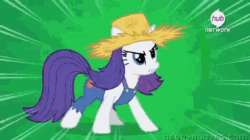 Size: 480x268 | Tagged: safe, imported from derpibooru, screencap, rarity, simple ways, animated, female, image macro, rariderp, rarihick, solo, tail, tail hole