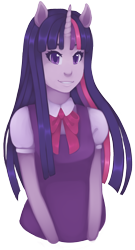 Size: 1024x1896 | Tagged: safe, artist:ringabutt, imported from derpibooru, twilight sparkle, anthro, ambiguous facial structure, female, solo