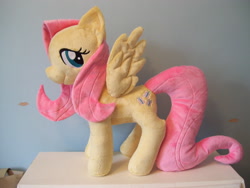 Size: 2848x2144 | Tagged: safe, artist:pinkamoone, imported from derpibooru, fluttershy, irl, photo, plushie