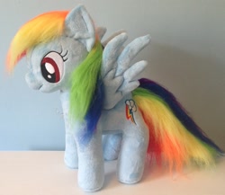 Size: 1445x1256 | Tagged: safe, artist:pinkamoone, imported from derpibooru, rainbow dash, irl, photo, plushie