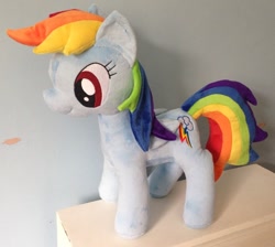 Size: 738x662 | Tagged: safe, artist:pinkamoone, imported from derpibooru, rainbow dash, irl, photo, plushie