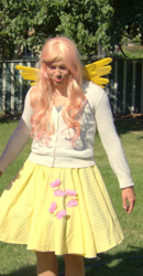 Size: 532x1024 | Tagged: safe, imported from derpibooru, fluttershy, human, cosplay, irl, irl human, photo, solo