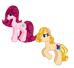 Size: 623x567 | Tagged: safe, artist:mlploverandsoniclover, imported from derpibooru, oc, oc only, pony, duo, female, mare