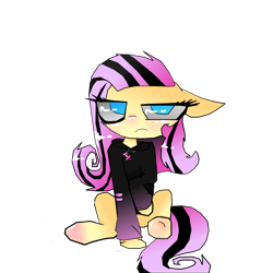 Size: 2000x2000 | Tagged: safe, artist:zombiebunny7, imported from derpibooru, emoshy, solo