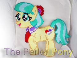 Size: 640x480 | Tagged: safe, artist:perler-pony, imported from derpibooru, coco pommel, female, perler beads, photo, solo