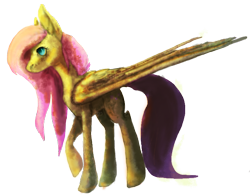 Size: 694x540 | Tagged: safe, artist:asakilewolf, imported from derpibooru, fluttershy, female, solo