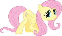 Size: 5474x3228 | Tagged: safe, artist:jackspade2012, imported from derpibooru, fluttershy, female, simple background, solo, transparent background, vector