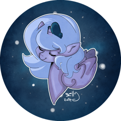 Size: 1000x1000 | Tagged: safe, artist:sellyinwonderland, imported from derpibooru, princess luna, female, solo